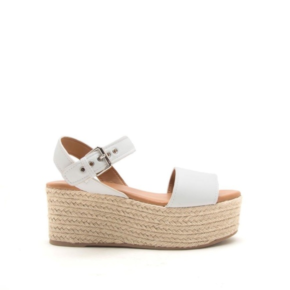White One Band Ankle Strap Sandals - Picture 8 of 8